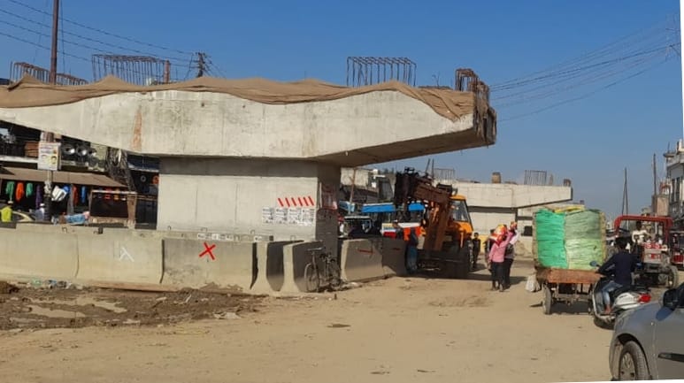 Overbridge construction picks up pace, five pillars ready, 17 left