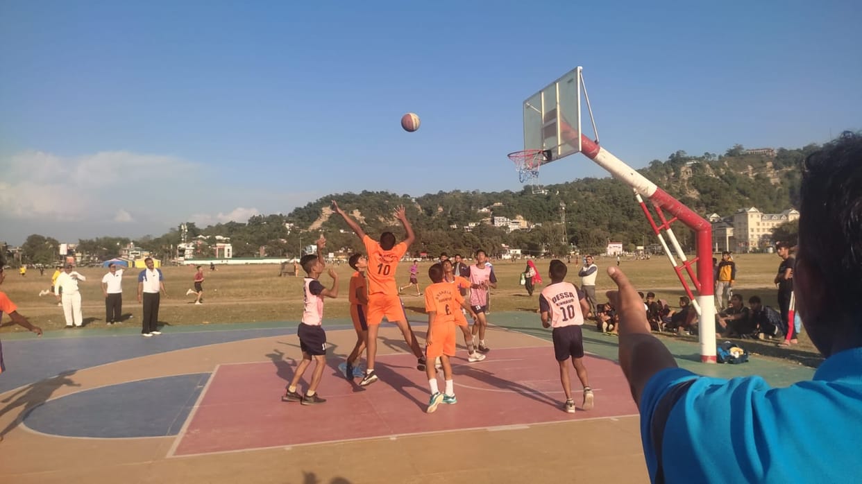 In basketball, Kinnaur defeated Hamirpur 73-40.