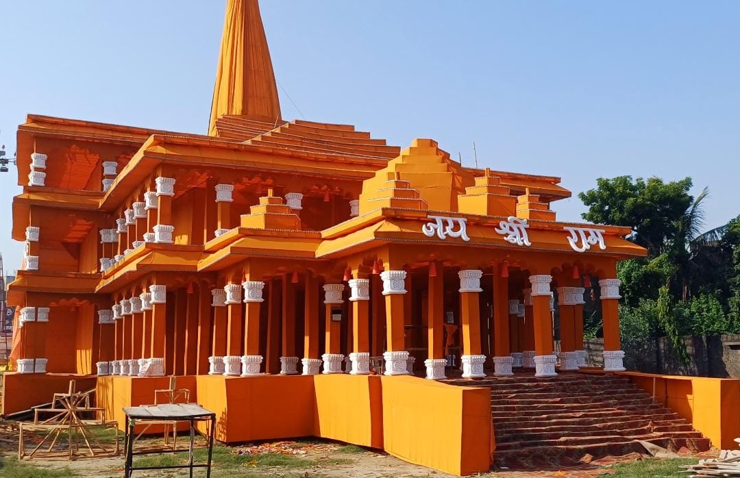 Ayodhya Dham pandal built in Siswa inaugurated on Saturday