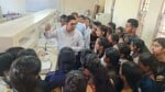 पांवटा कॉलेज में विशैष कार्यशाला के दौरान डॉ. सुनील ने विद्यार्थियों को प्रक्टिकल उपकरण जानकारी