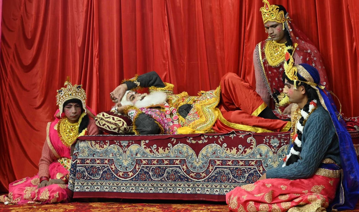 Ravana in the guise of a saint abducted Sita in Champawat.
