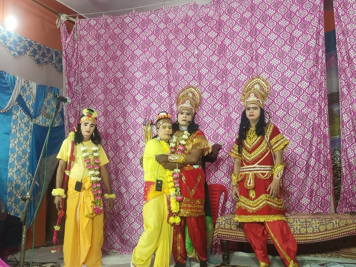 The audience was thrilled to see the staging of Sita Haran Leela.
