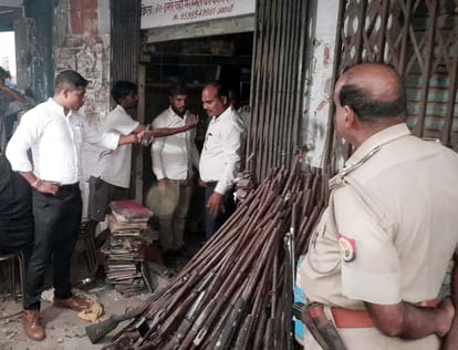 Verification done by opening the seal of Durga Arms Store