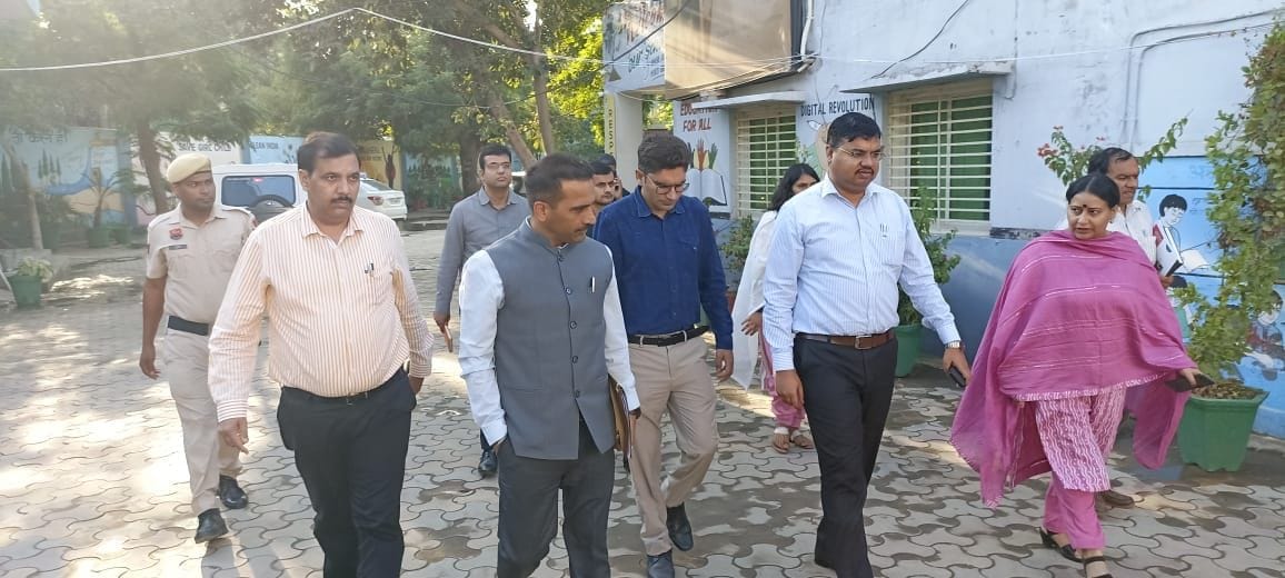 CET: HSSC member and nodal officer visited the examination centers