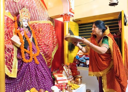 Mother Katyayani worshiped in temples and houses