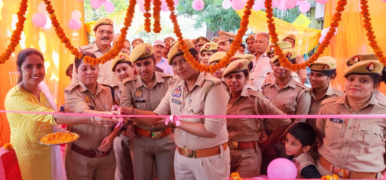 Women will get help at pink booth