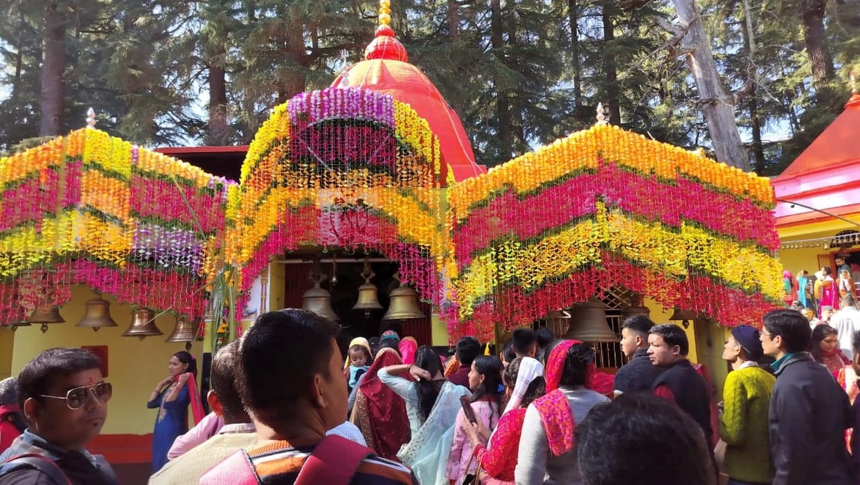 Thousands of devotees visited Mahakali temple