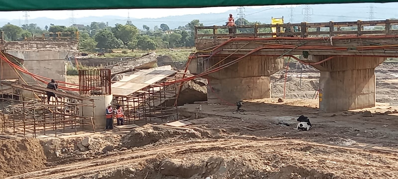 Construction work of bridge on Balad Khad started in Baddi.
