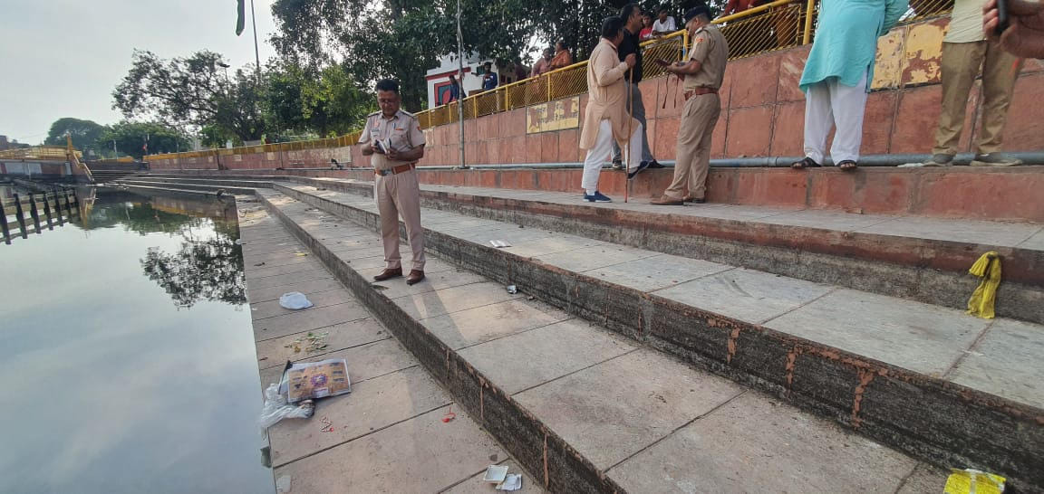 Five month old fetus found in Saraswati Tirtha