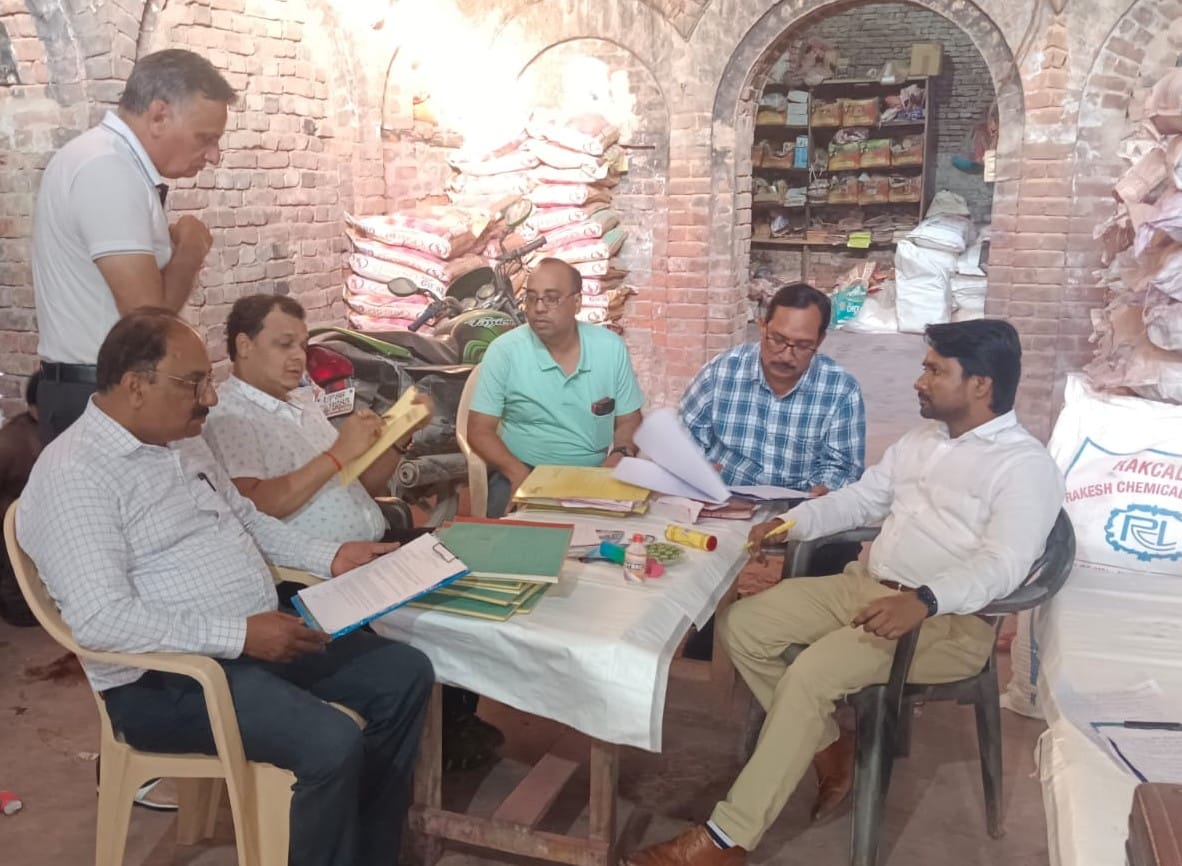 Raid on salt merchant's house on information about explosive chemical