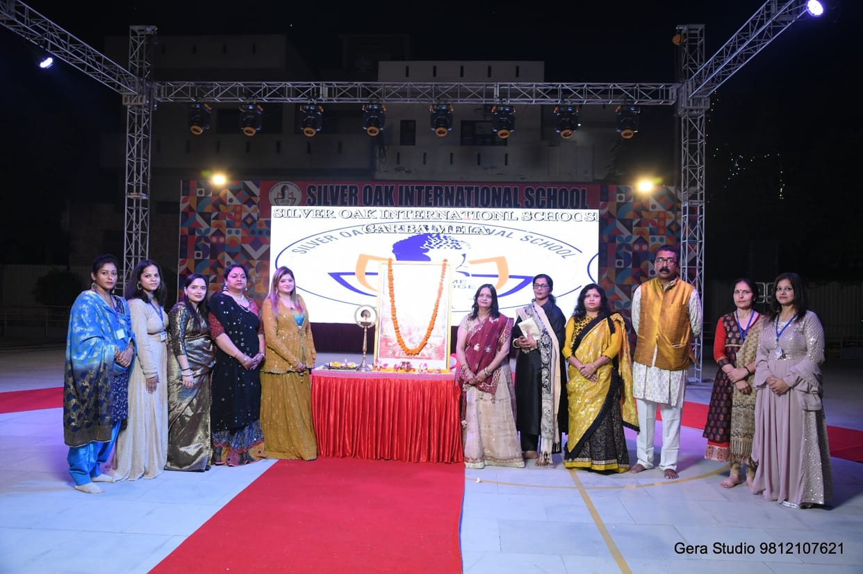 Parents showed talent in song and dance