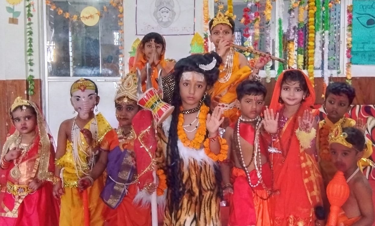 Children took part in fancy dress competition