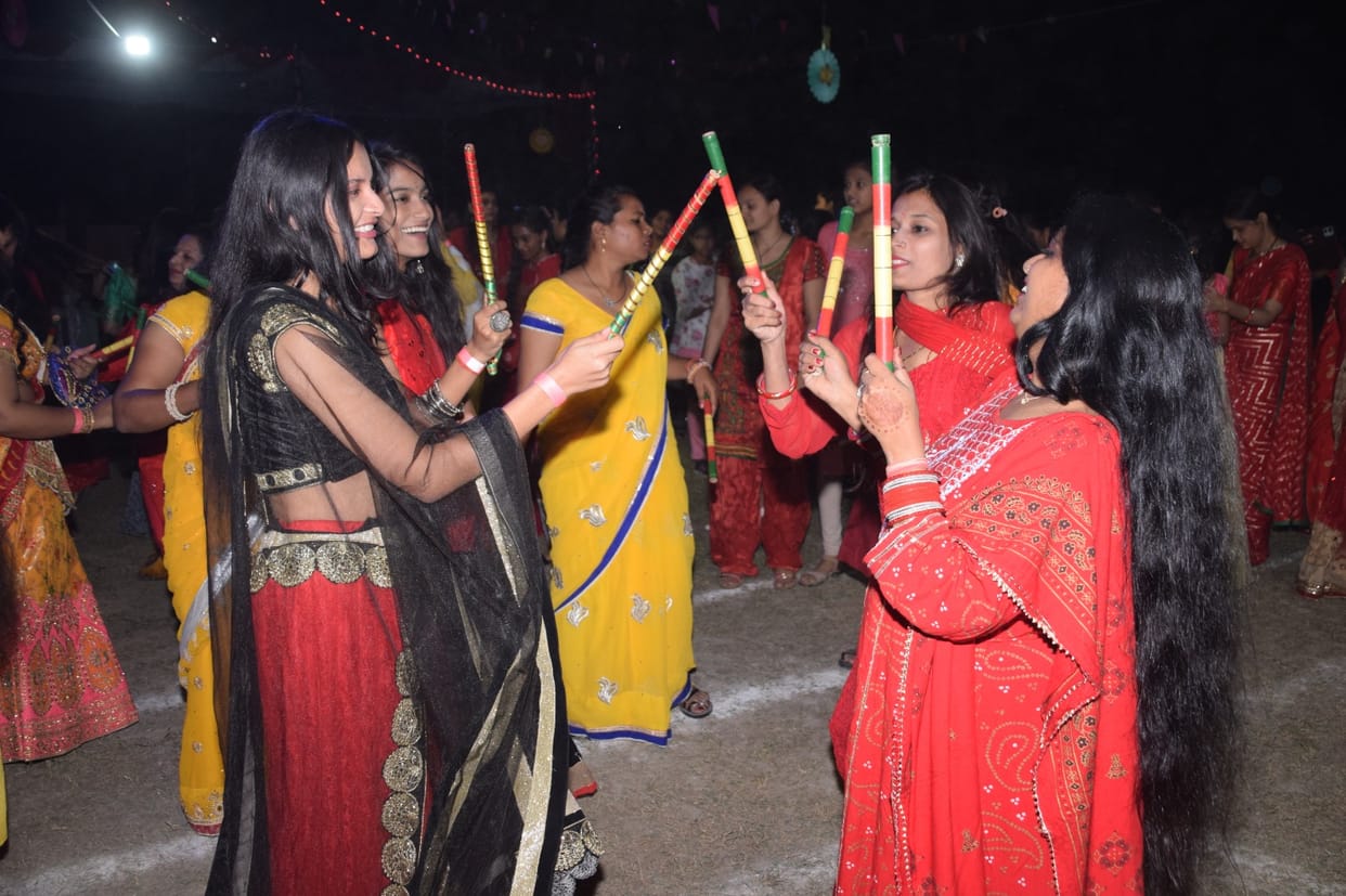 Dandiya played in Rosy Public School