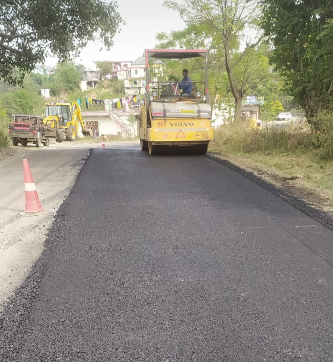 NH 3 widening work started from Kot to Anu Chowk
