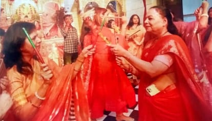 Kirtan and Dandiya organized in Khatu Shyam Temple