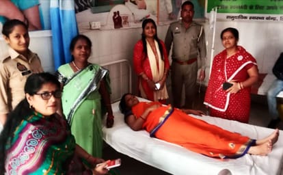 Demonstration of villagers continues regarding drain construction