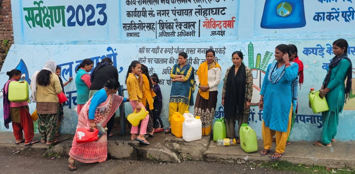 Same problem in winter also, people are getting less water than required.