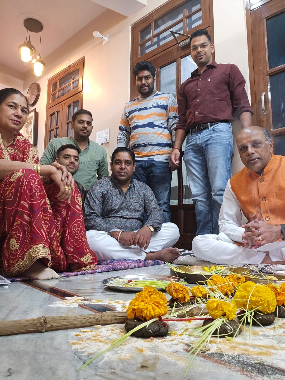 worship of mata jai-vijya and aprajita organised in nahan on the ocasion of dushera