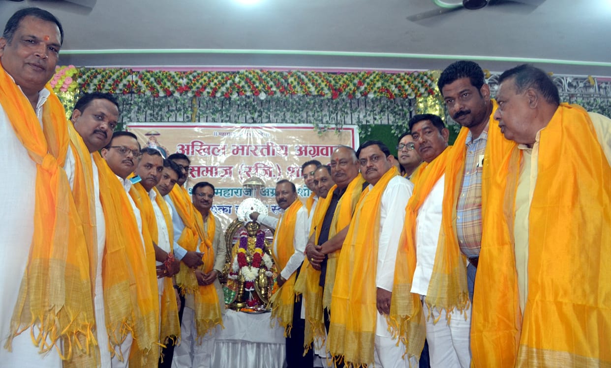 Maharaja Agrasen's procession taken out with much fanfare in the city