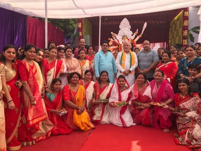 Durga Puja concludes in Rosa Power Township