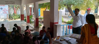 CMO inspects Basic School in Mishrapur