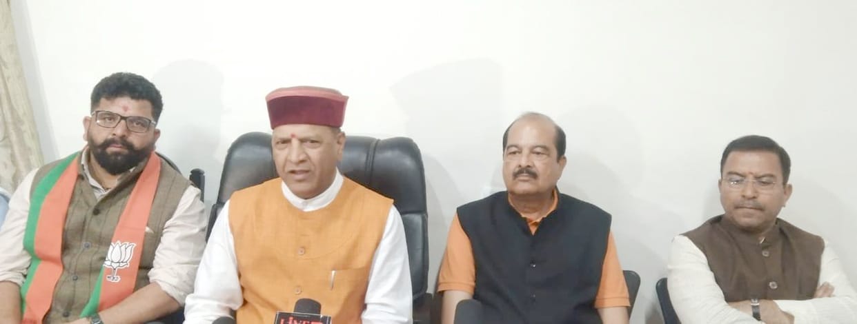 Bindal reached Chamba for the first time after becoming BJP state president.