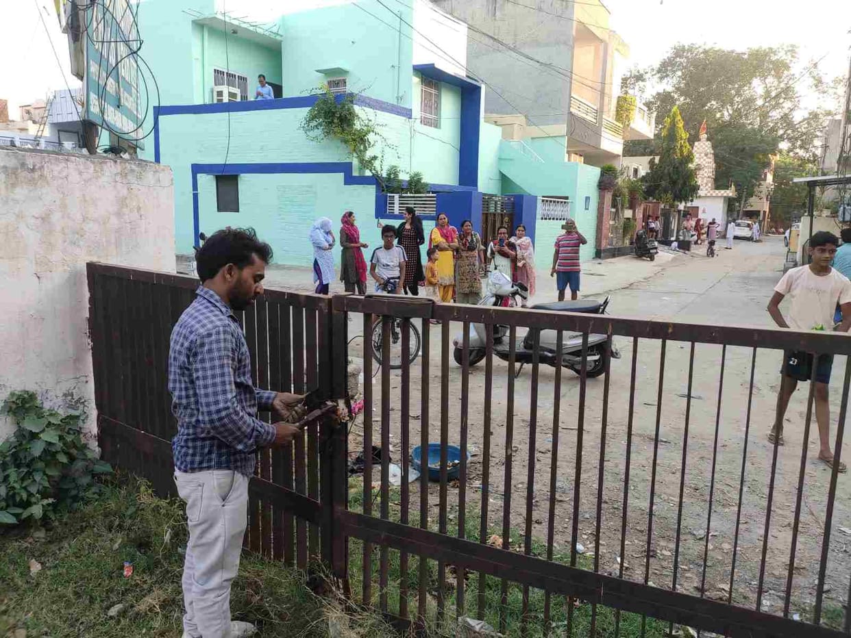 After 8 years and 8 months, Housing Board people got way from Vidyut Nagar