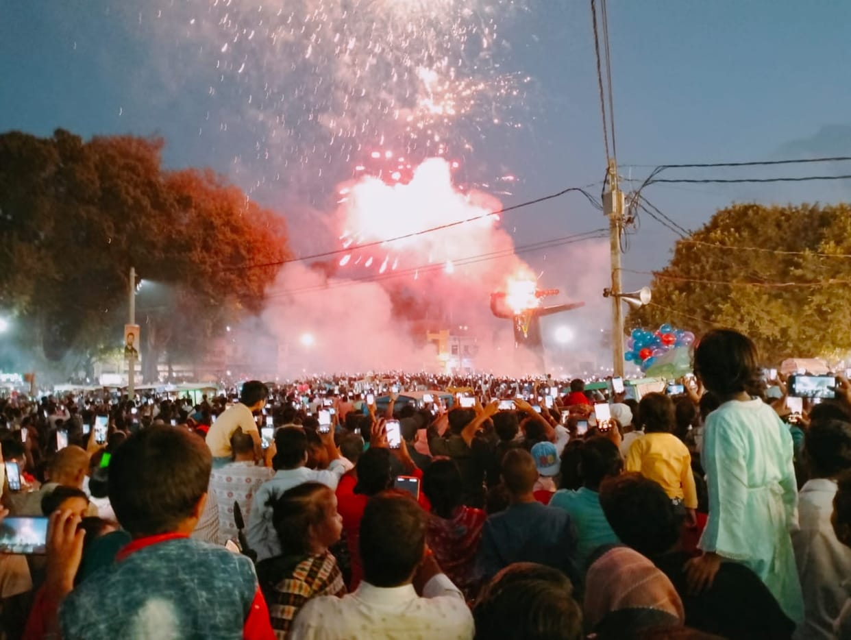 Ravana Dahan ends with the end of evil and infinite goodness.