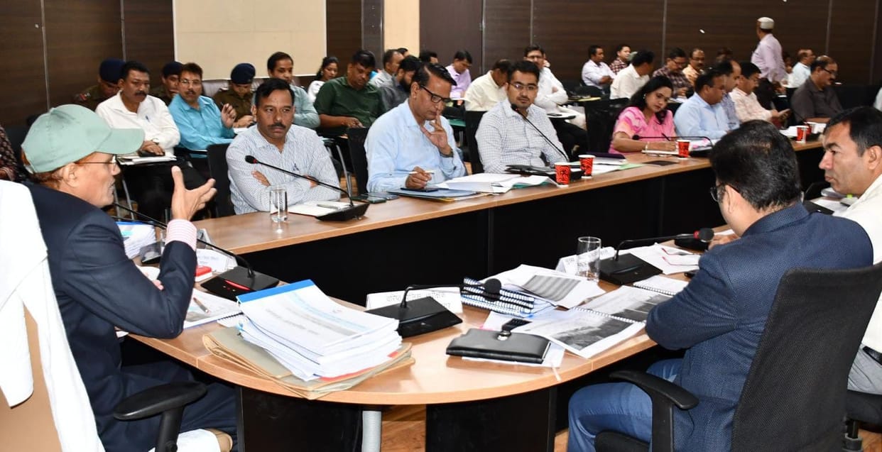 Meeting by state secretory in usnagar