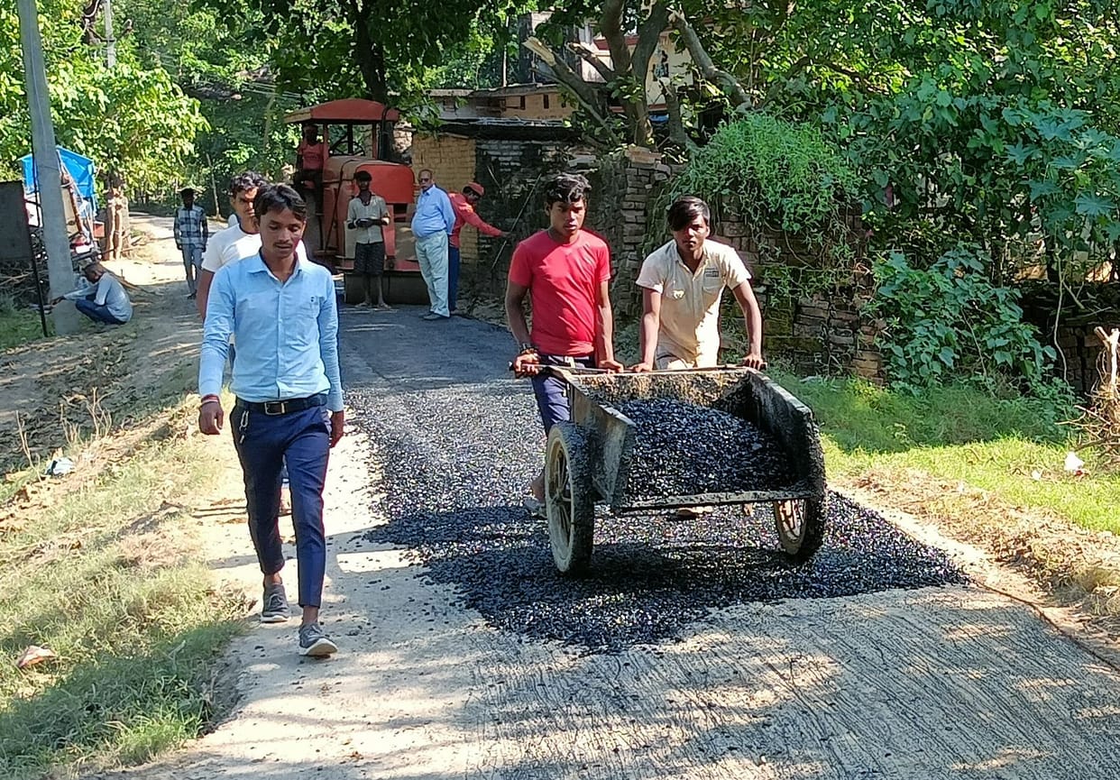 road repairing start