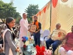 कूड़ी लाल रुंगटा सरस्वती विद्या मंदिर इंटर कॉलेज में चंद्रयान-3 के वैज्ञानिक डॉक्टर विजय कुमार 