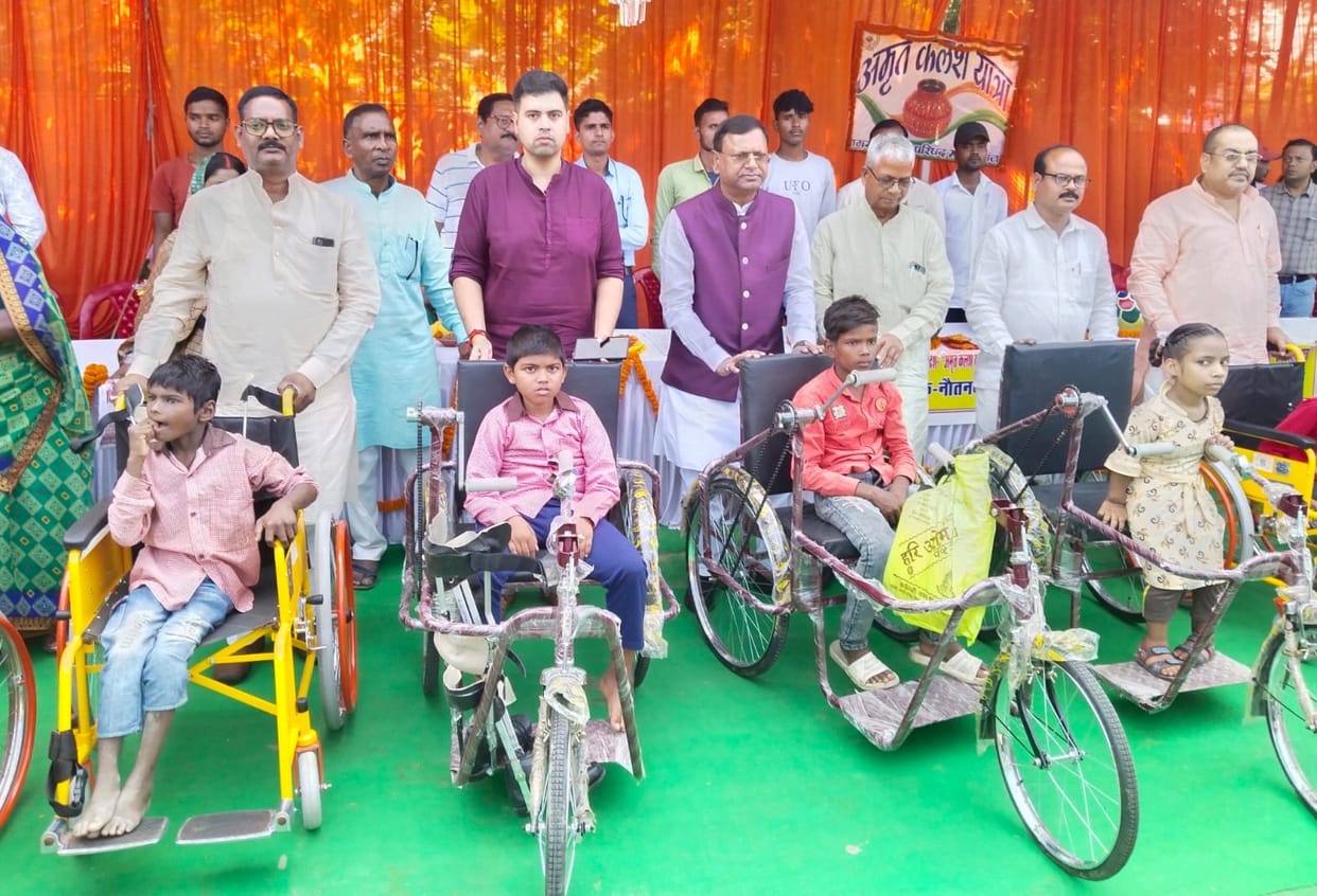 156 assistive devices distributed among 83 disabled children