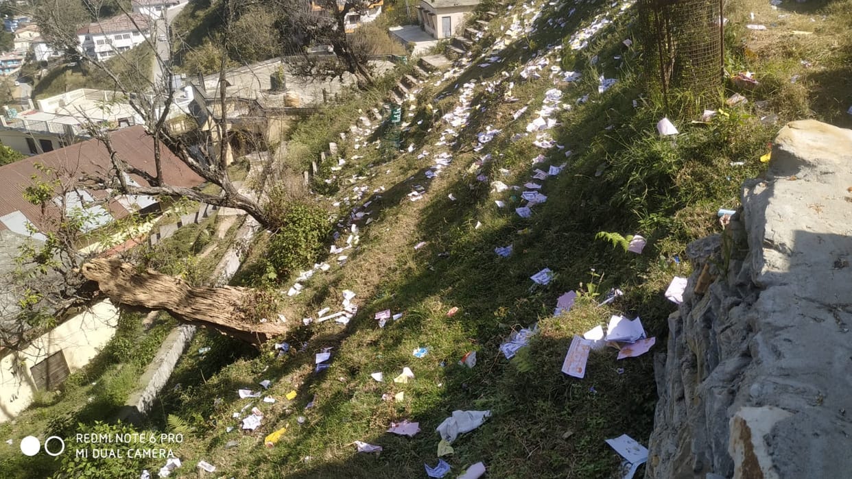 Students election in almora