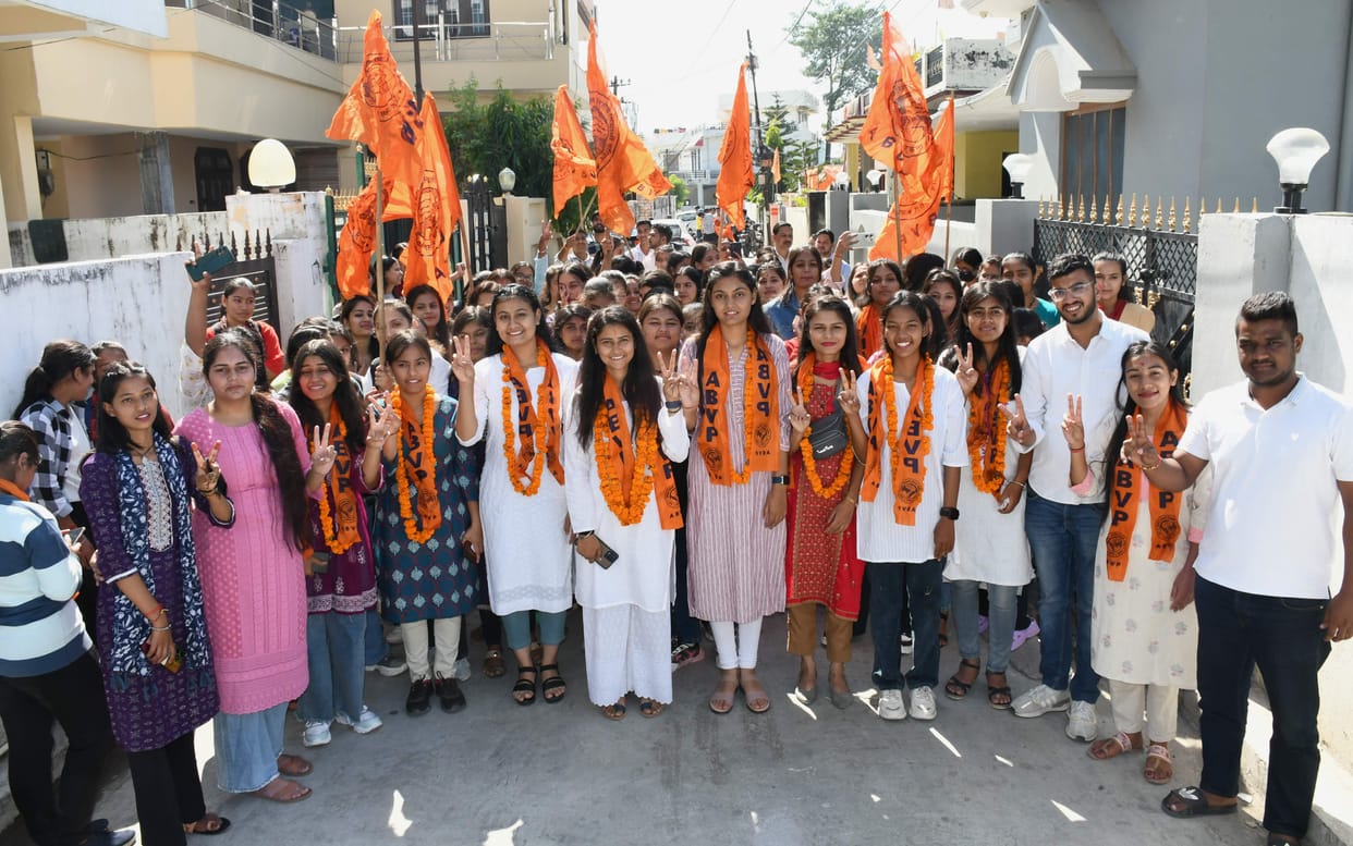 Mahila College: ABVP made Preeti its president candidate