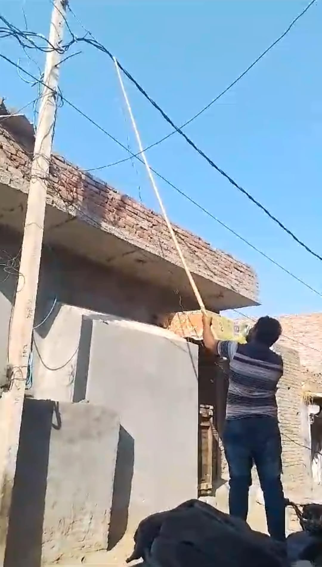 Video of person openly stealing electricity in JJ Colony goes viral