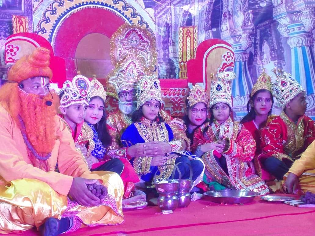 Ram was born in Ayodhya, people celebrated