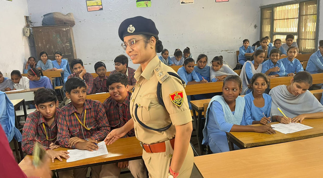 3500 students appeared for road safety quiz exam