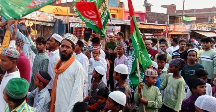 Procession taken out on the eleventh day of Gausiya