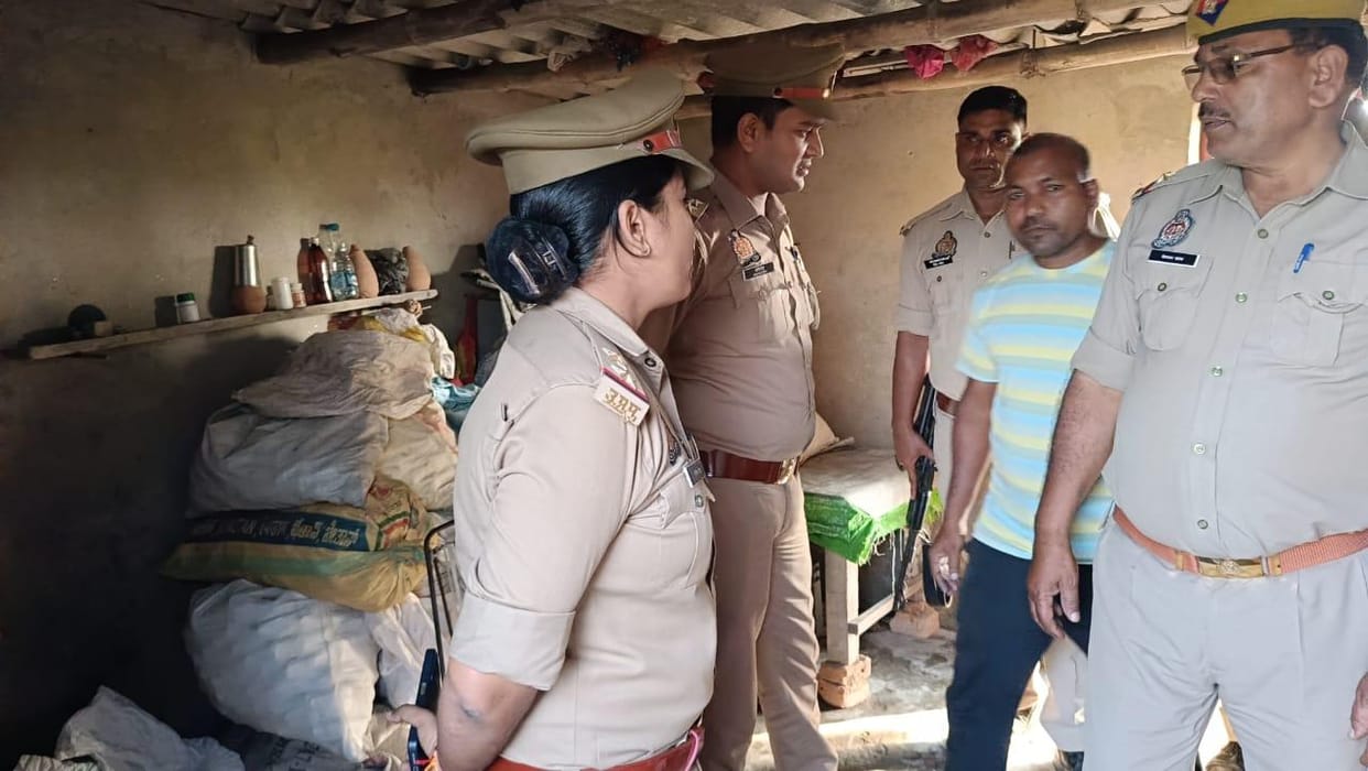 Seven sacks of illegal firecrackers recovered in the raid, case registered against two accused