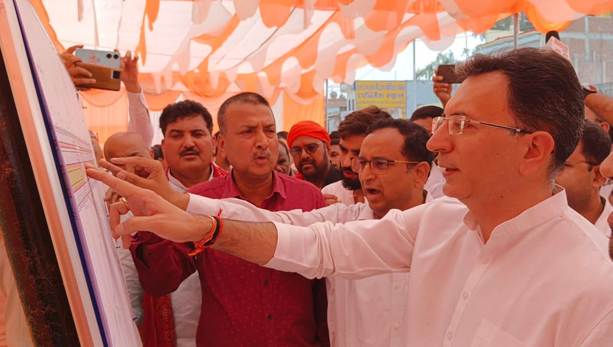 PWD Minister inaugurated and laid the foundation stone of 22 projects worth Rs 150 crore.