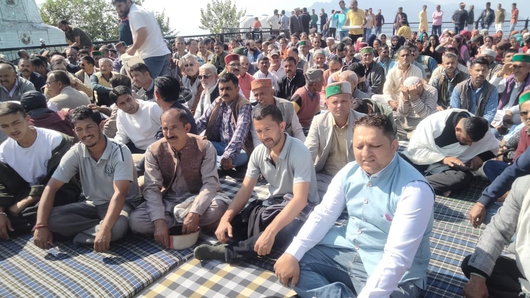 thundu community organised meeting in poka giripaar
