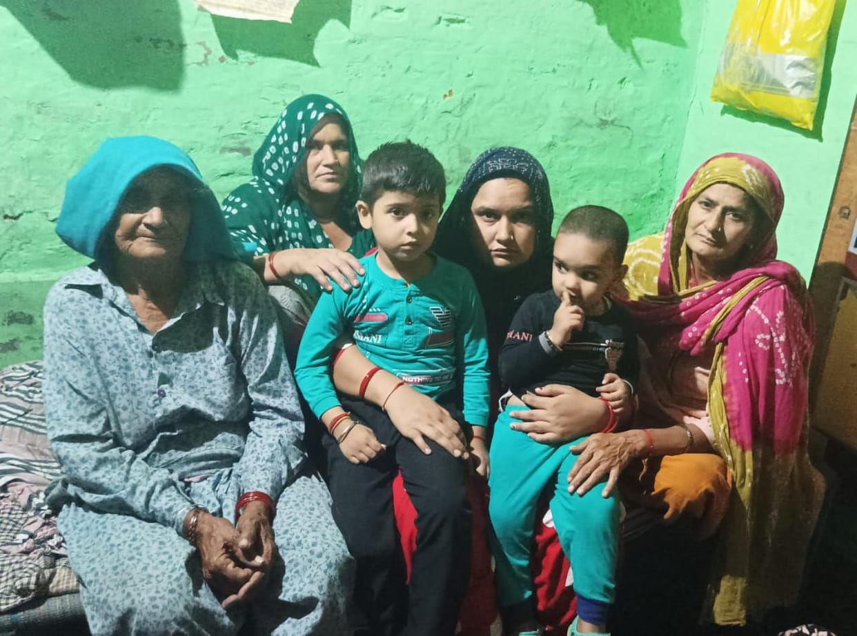 Lost father at the age of nine months, now left behind innocent sons