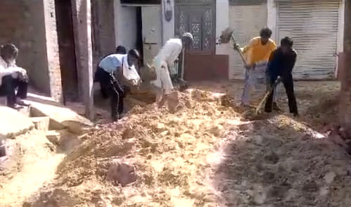 Hearing was not held, villagers collected donations and built the road themselves