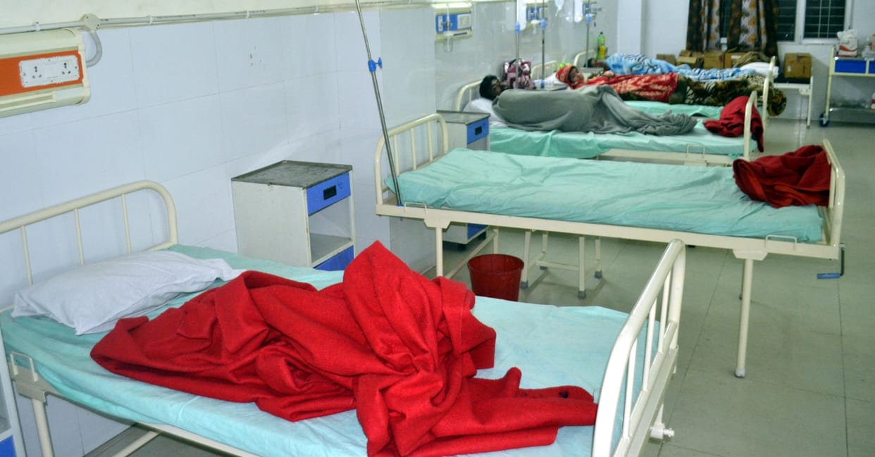 Doctors are not available here at night, arrangements are dependent on Ram