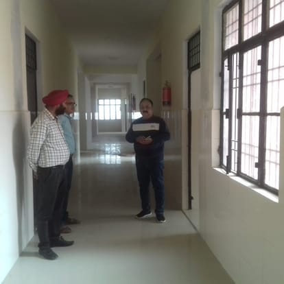 CMO inspected CHC building of Deoria