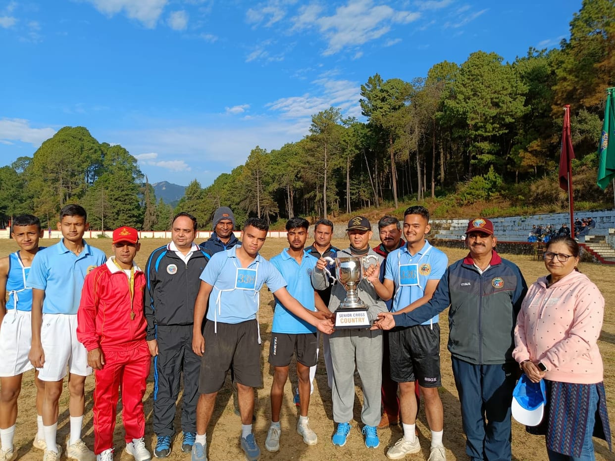 Kesari Sadan captured the trophy in overall cross country.