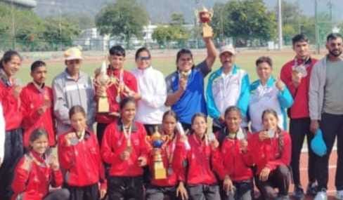 Champawat's strong performance in the state athletics competition