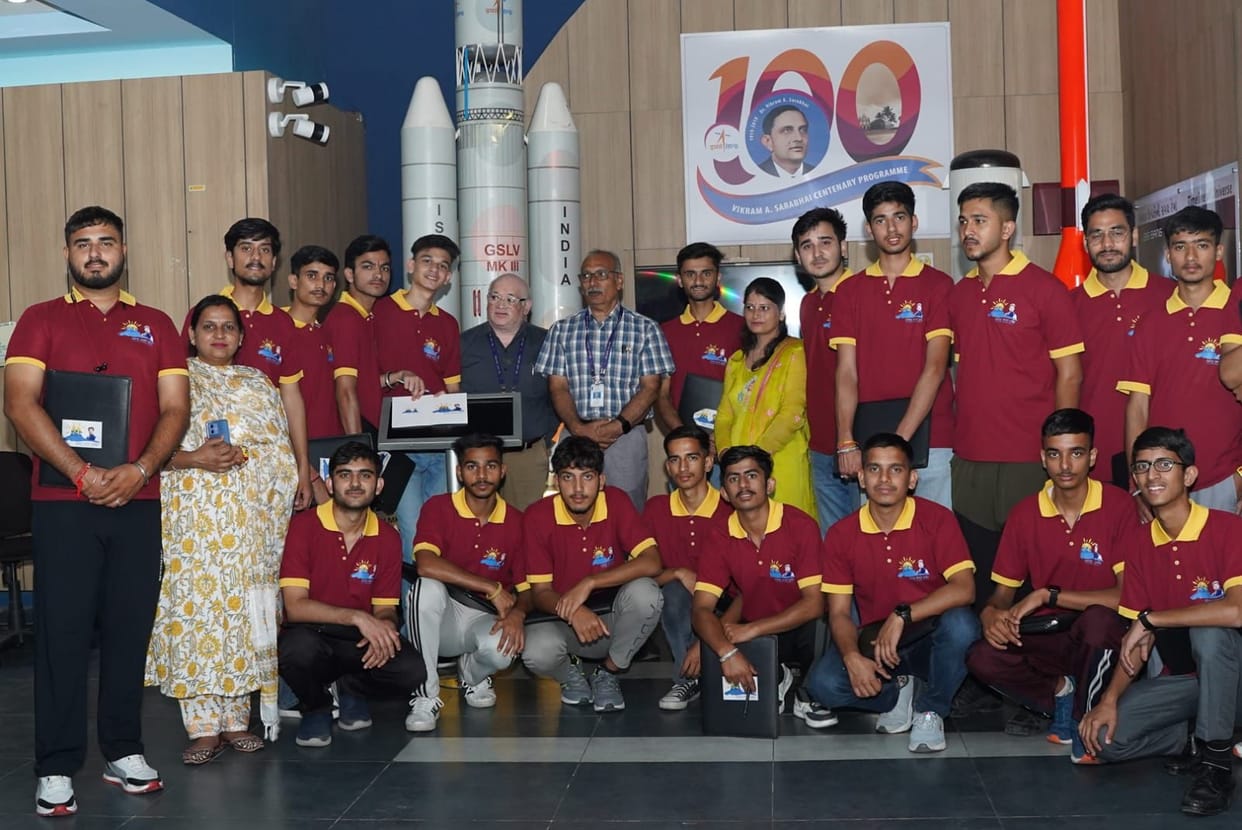 The meritorious students visited ISRO Satellite Centre, Akshardham Temple and Gandhi Ashram.