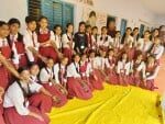 डा.आरजी पब्लिक कांनवेट स्कूल में मेहदी प्रतियोगिता का आयोजन हुआ।
