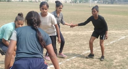 Girls showed strength in Kabaddi
